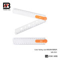 2016 Geometry Shape Folding Plastic Ruler for Office Stationery